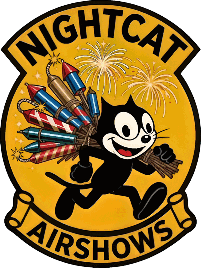 NightCat Airshows emblem